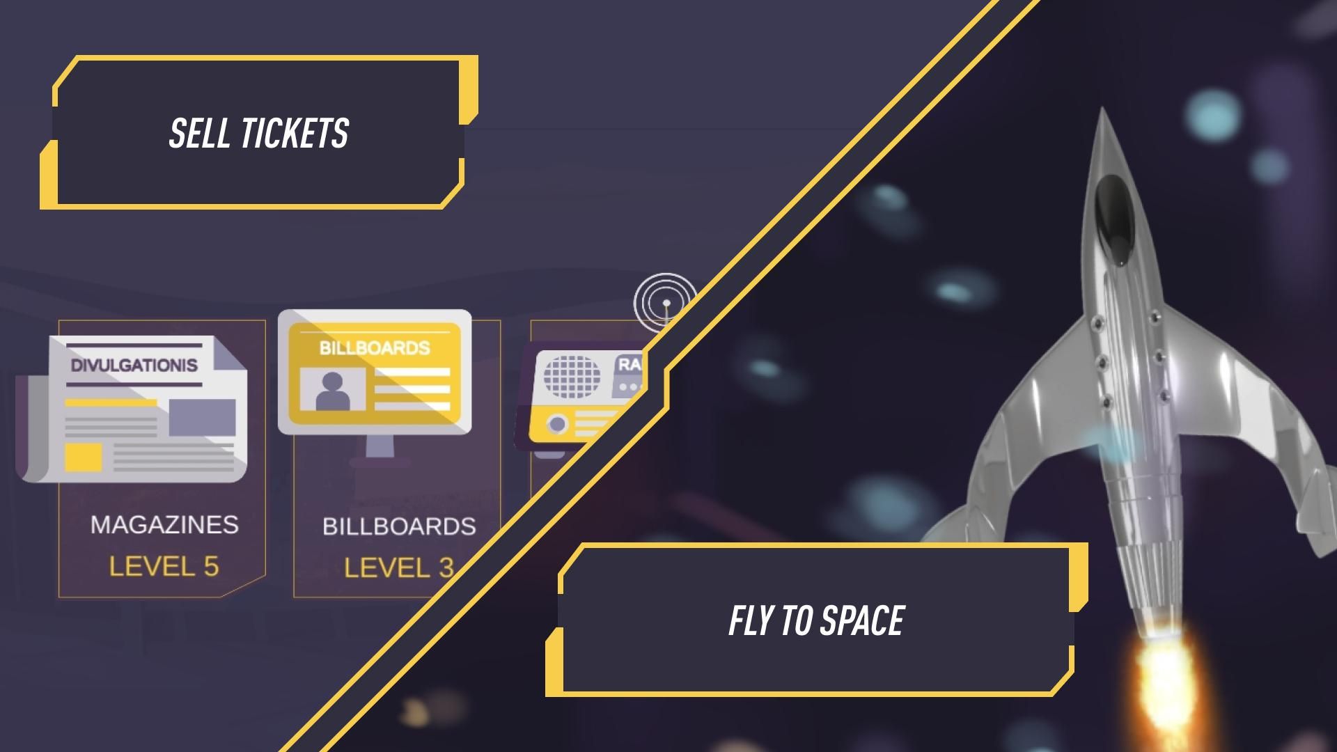 闲置的宇宙飞船商业大亨游戏安卓官方版（Idle Spaceship Business Tycoon）图片1