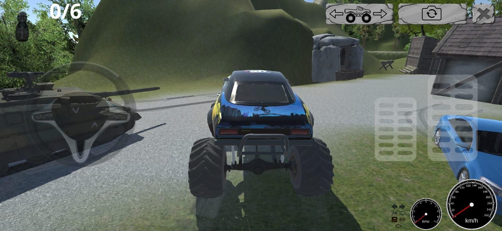 岛上的怪物卡车游戏安卓官方版（Monster Truck On The Island）图片1