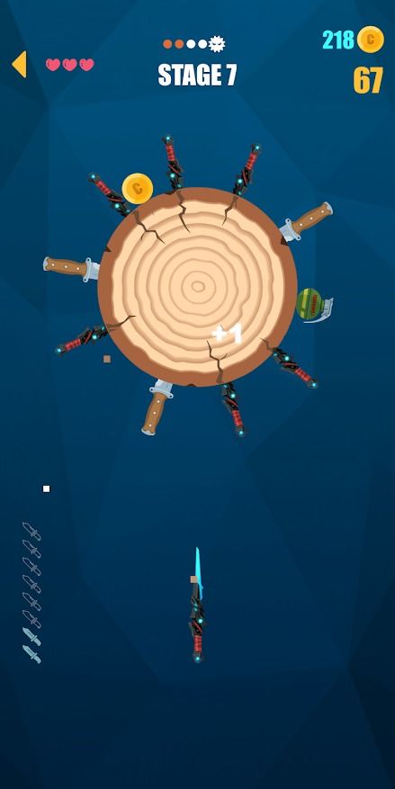 飞刀切木板游戏安卓版（Knife Master）图片1