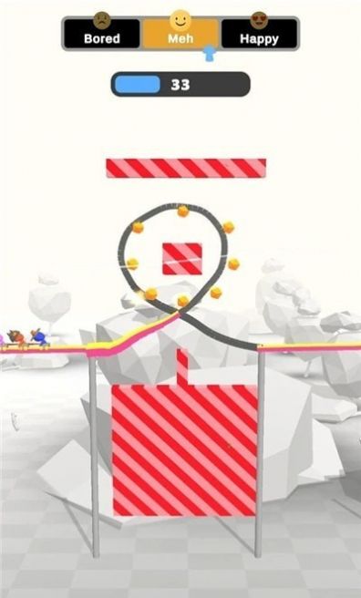 绘制云霄飞车3D截图3