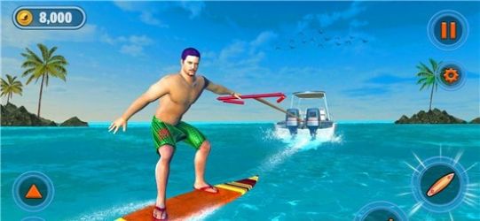 尾浪滑水冲浪游戏安卓版图片1